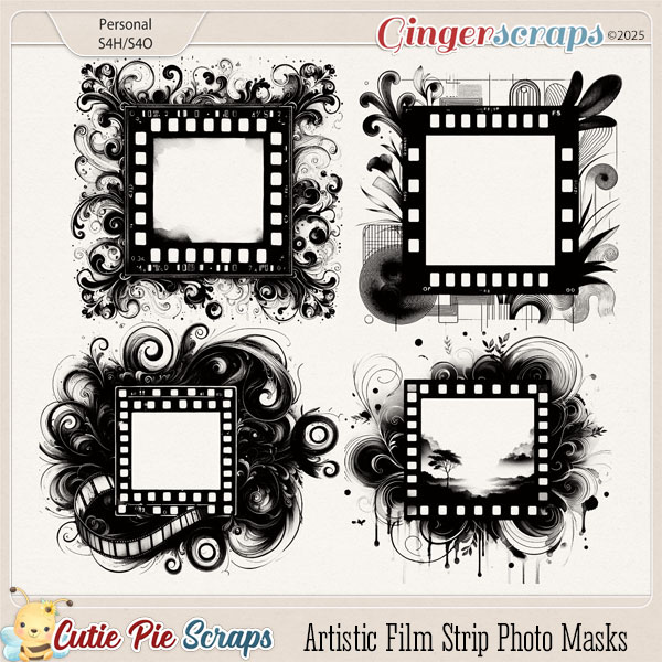 Artistic Film Strip Photo Masks-02