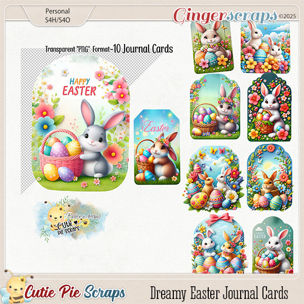 Dreamy Easter Journal Cards