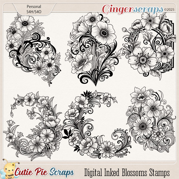 Digital Inked Blossoms Stamps-01