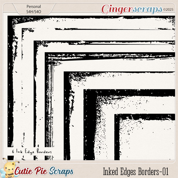 Inked Edges Borders Vol-01
