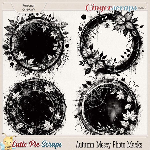 Autumn Messy Photo Masks01