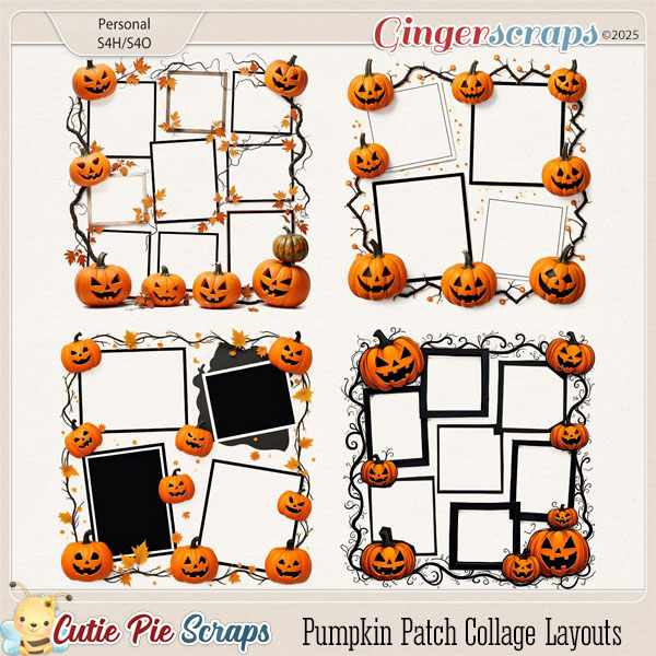 Pumpkin Patch Collage Layouts Frames 01