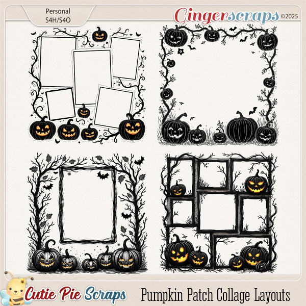 Pumpkin Patch Collage Layouts Frames 02