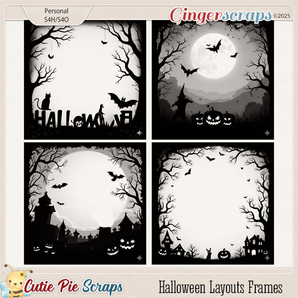 Halloween Layouts Frames 05