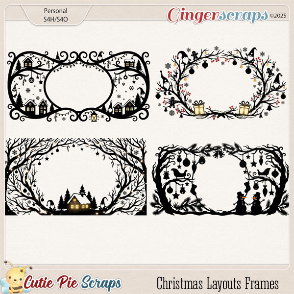 Christmas Layouts Frames 01