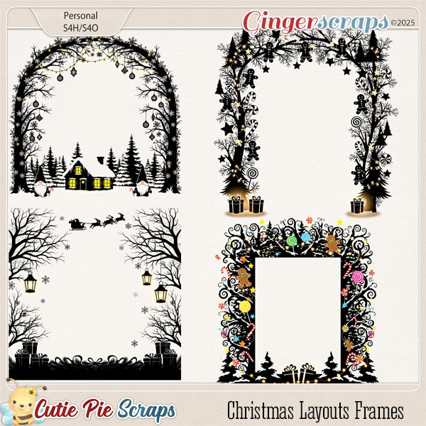 Christmas Layouts Frames 02