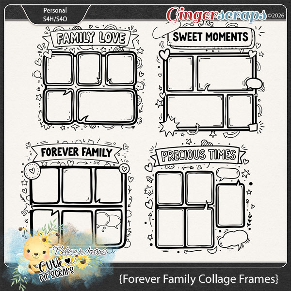 Forever Family Collage Frames