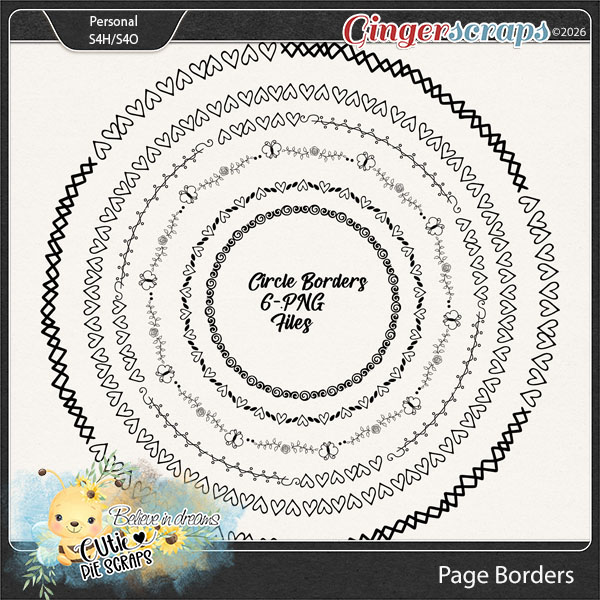 Decorative Circle Page Borders 02