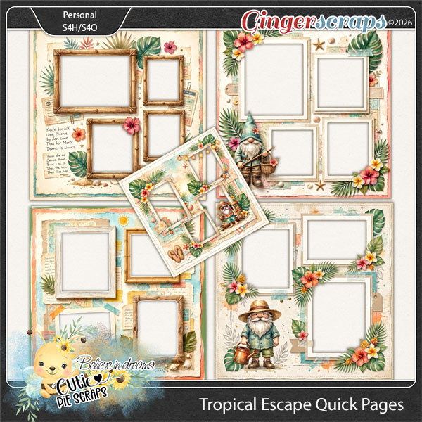Tropical Escape Quick Pages