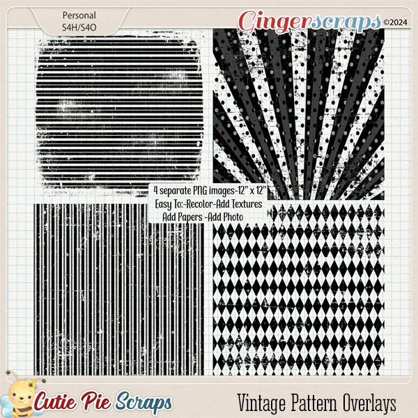 Vintage Pattern Overlays 03