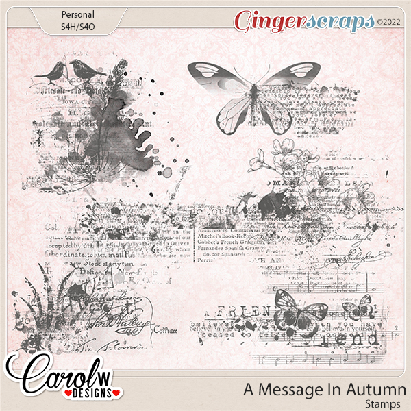 A Message In Autumn-Stamps