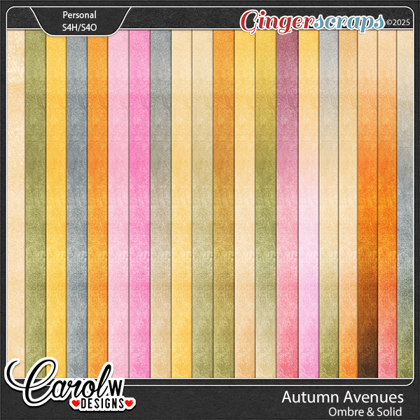 Autumn Avenues-Ombre & Solid