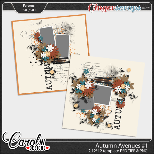 Autumn Avenues-Template #1