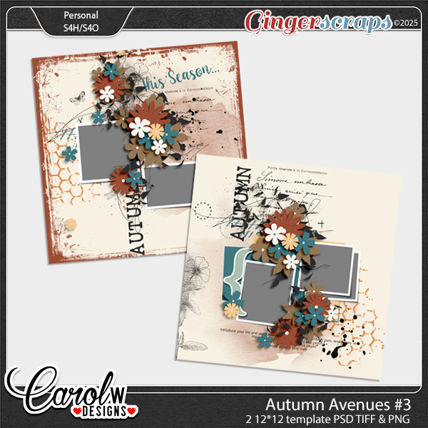 Autumn Avenues-Template #3