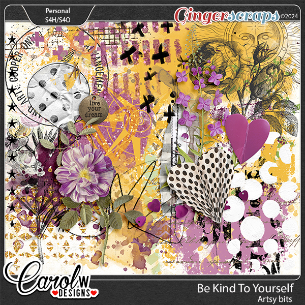 Be Kind To Yourself-Artsy bits