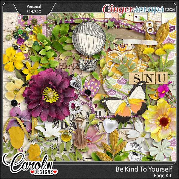 Be Kind To Yourself-Page Kit