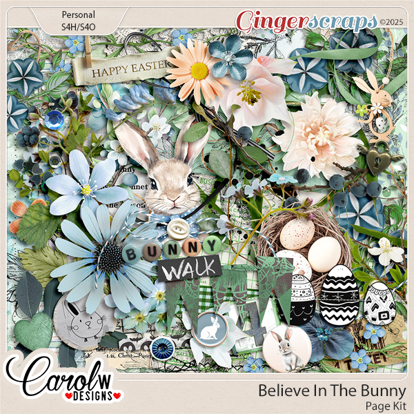 Believe In The Bunny-Page Kit