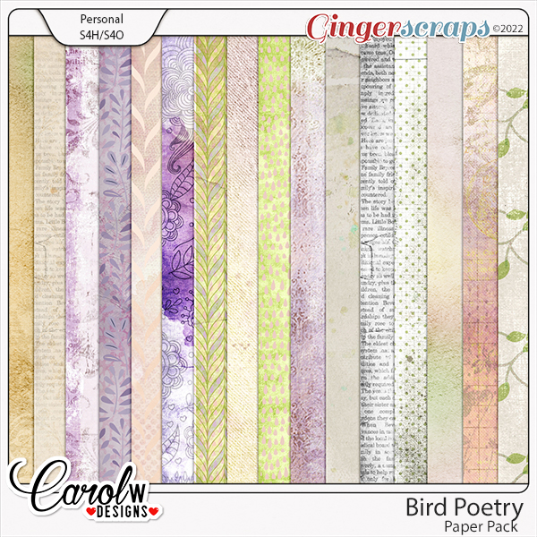 Bird Poetry-Paper Pack