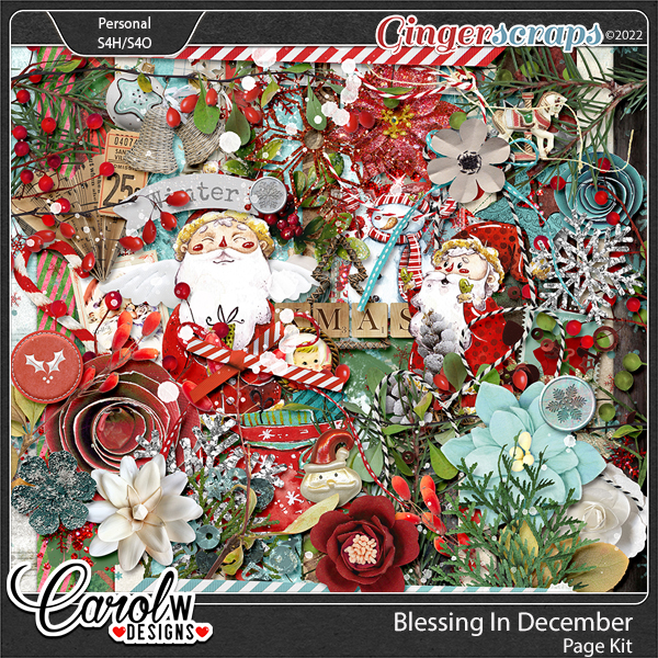 Blessing In December-Page Kit