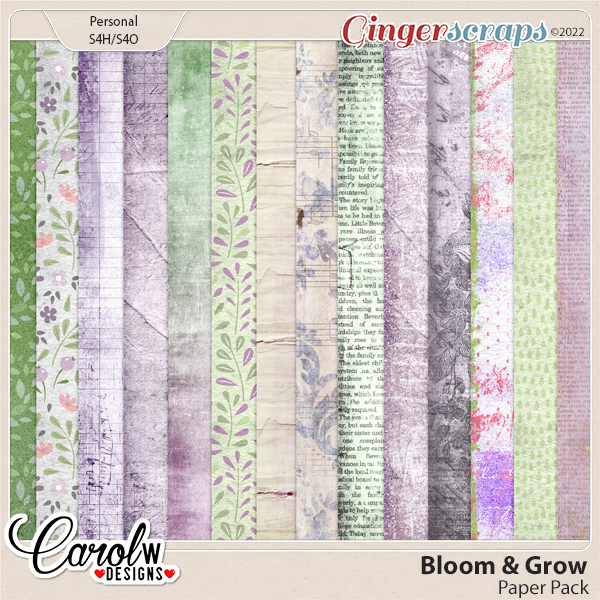 Bloom & Grow-Paper Pack