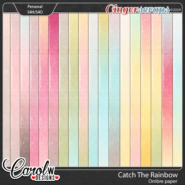 Catch The Rainbow-Ombre paper