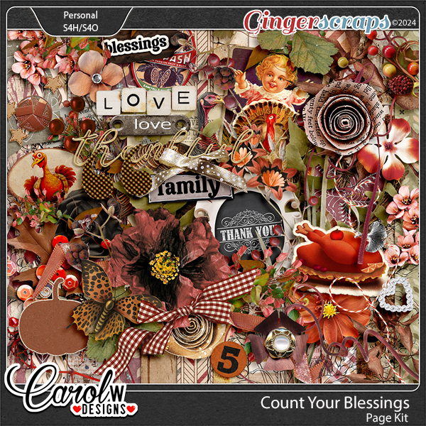 Count Your Blessings-Page Kit
