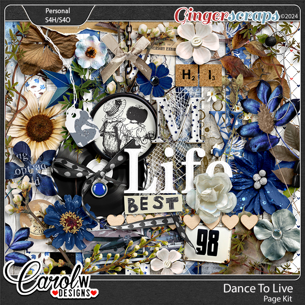 Dance To Live-Page Kit