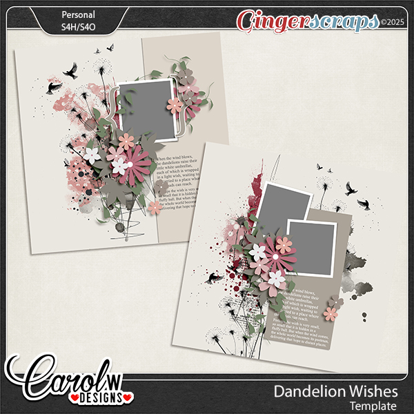 Dandelion Wishes-Template