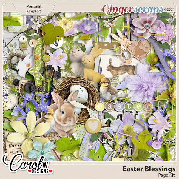 Easter Blessings-Page Kit