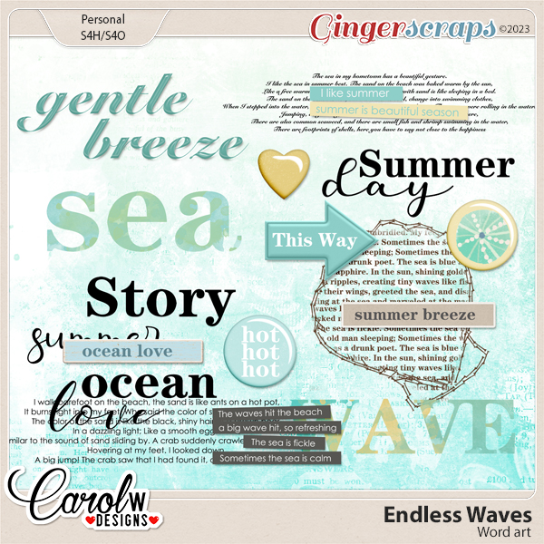 Endless Waves-Word art