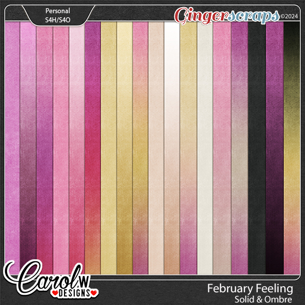 February Feeling -Solid & Ombre