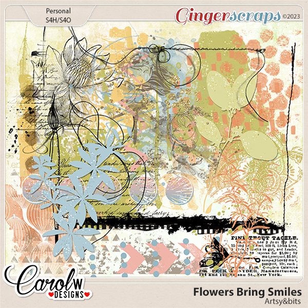 Flowers Bring Smiles-Artsy&bits