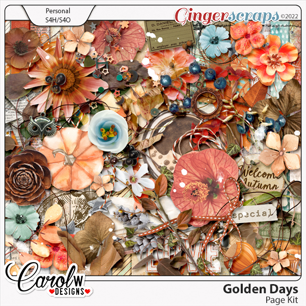 Golden Days-Page Kit