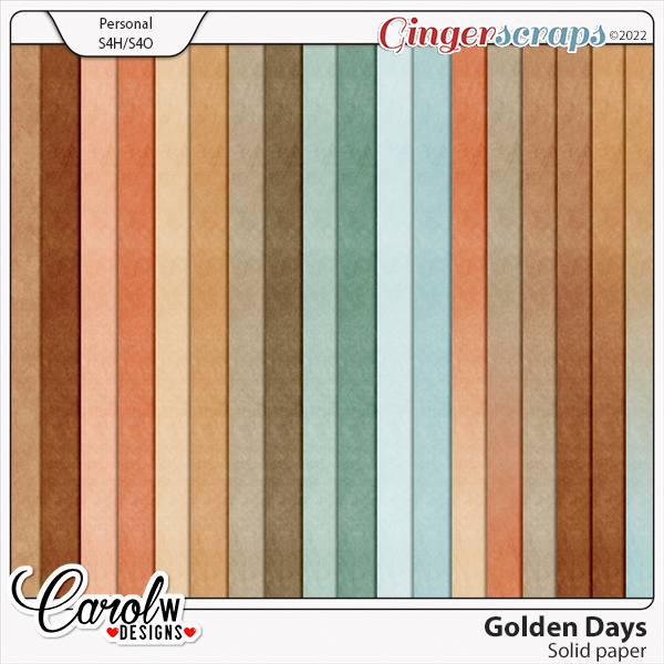 Golden Days-Solid paper