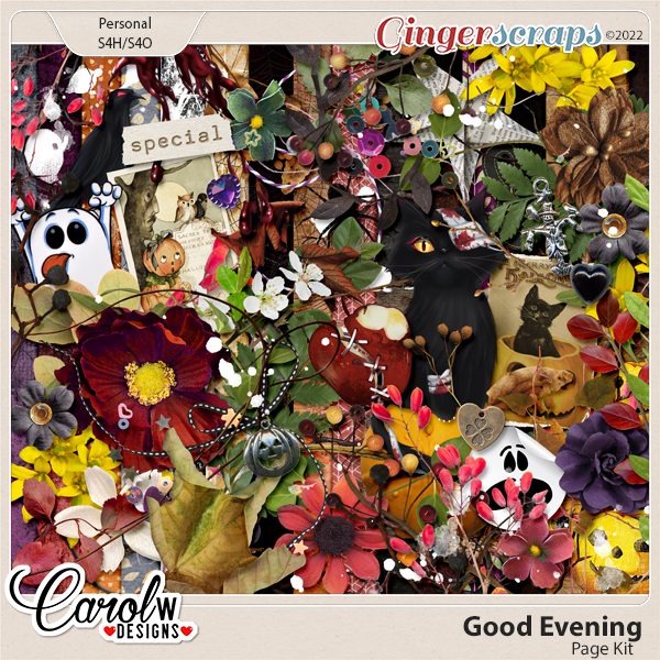 Good Evening-Page Kit
