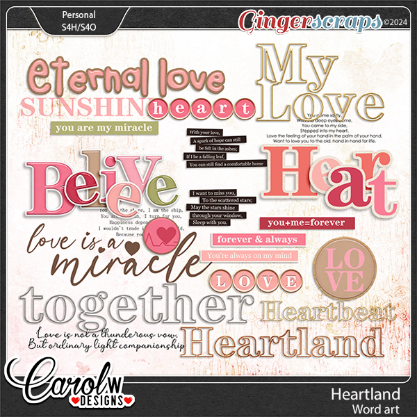 Heartland-Word art