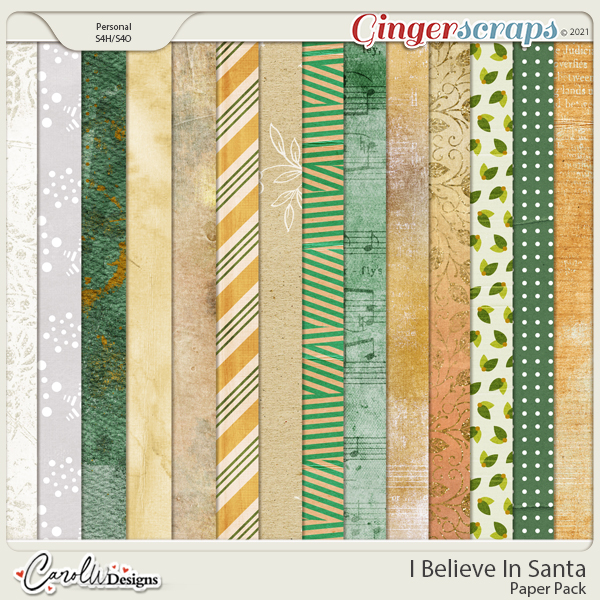 I Believe In Santa-Paper Pack