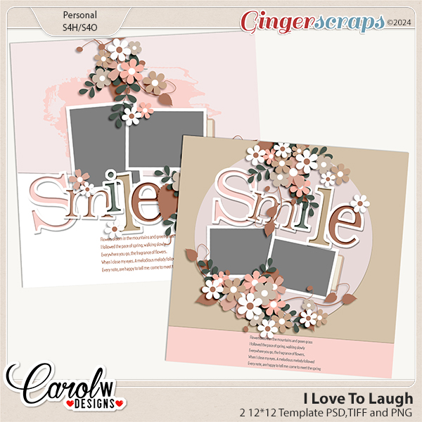 I Love To Laugh-Template