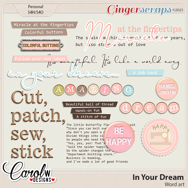 In Your Dream-Word art
