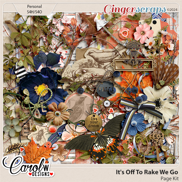 It's Off To Rake We Go-Page Kit