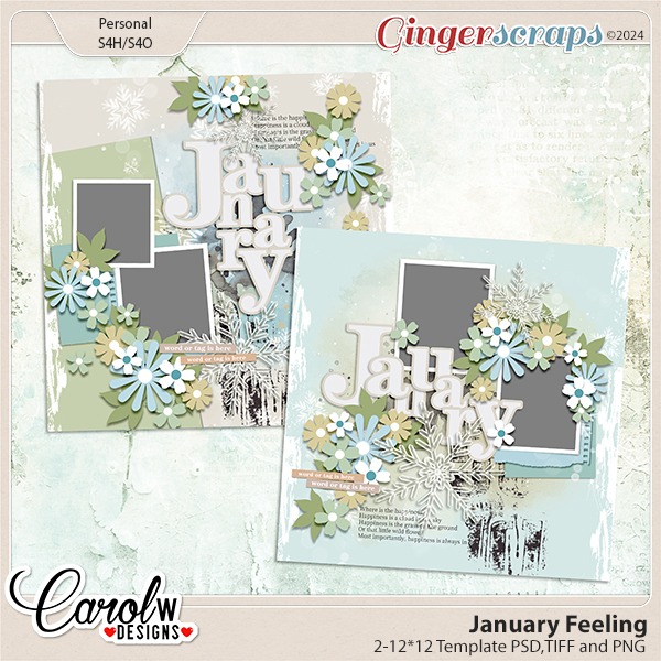January Feeling-Template