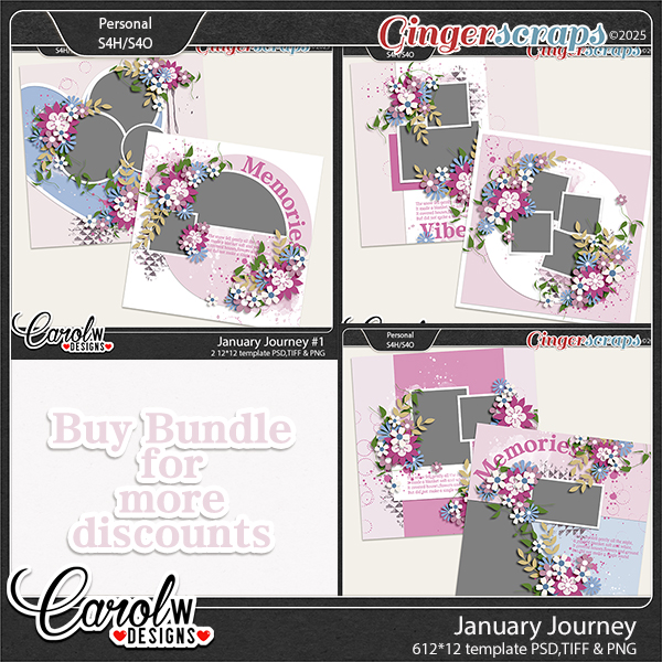 January Journey-Template Bundle