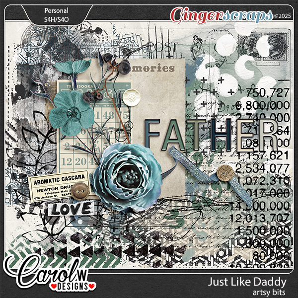 Just Like Daddy-Artsy bits