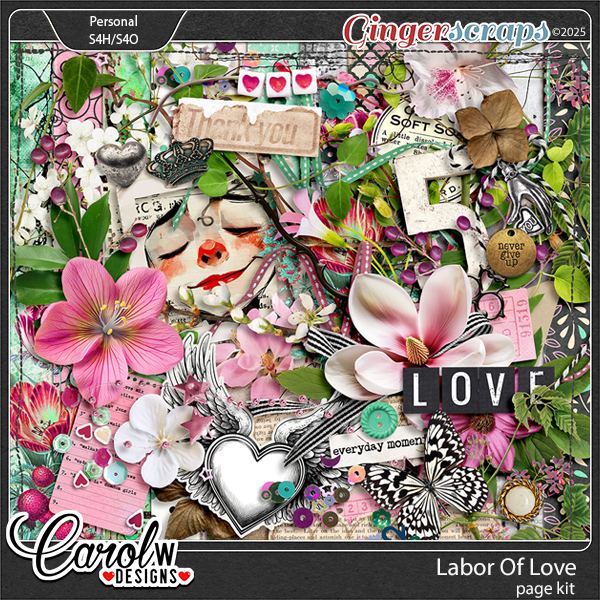 Labor Of Love-Page Kit