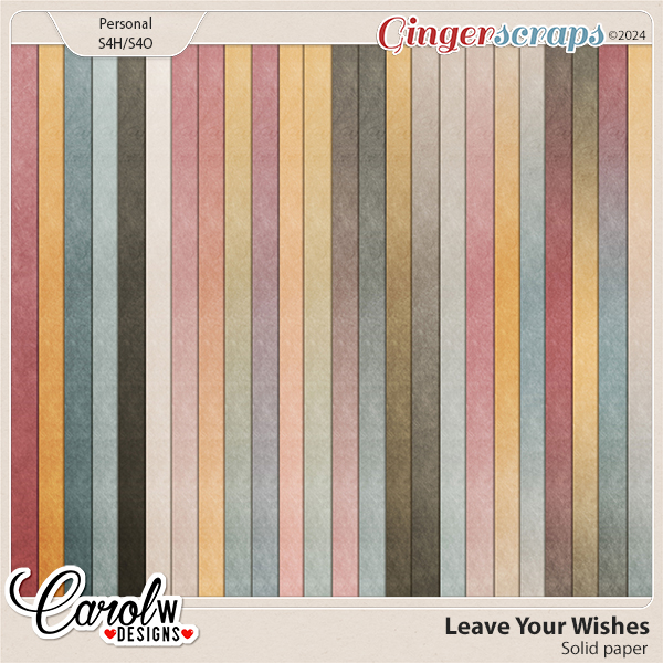 Leave your wishes-Solid papers