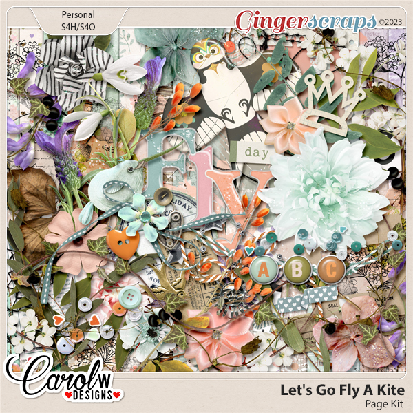 Let's Go Fly A Kite-Page Kit