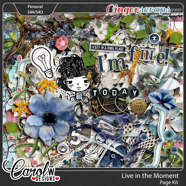 Live in the Moment-Page Kit