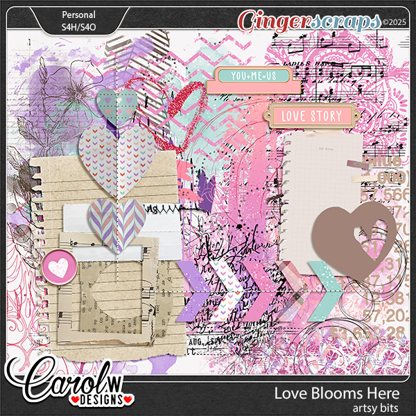 Love Blooms Here-Artsy bits