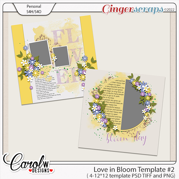 Love in Bloom-Template #2