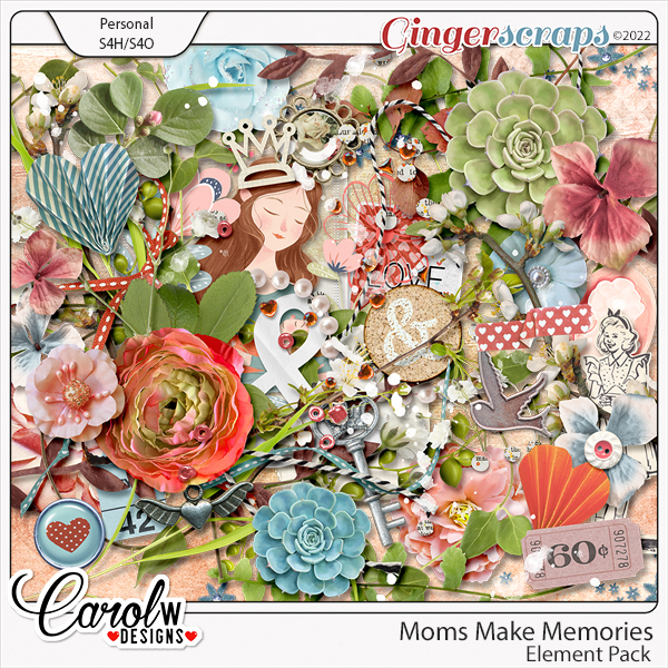 Moms Make Memories-Element Pack